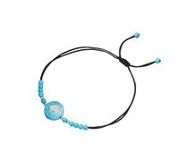 LIUYUYOUGO Zodiac Sign Crystal Bracelet For Women Boho Turquoise Natural Stone Gemstone Beaded Bracelets Ethnic 12 Constellations Charm Braided Bangle Birthstone Jewelry Gift Taurus