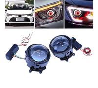 LIUZHIPENG 2 Pcs Devil Eyes Light for Cars, 12V LED Devil Eye Demon Evil Eyes Headlight, Universal Dynamic Devil Eye Car Headlights for Any Car Model, 3 Inch