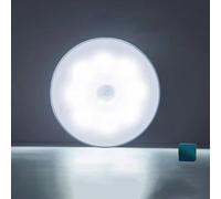 LIUZHIPENG 8 LED Motion Sensor Lights, Rechargeable Wireless Wall Light LED Stair Night Lights Lamps, Magnetic for Kitchen Room Stair Closet Under Cabinet