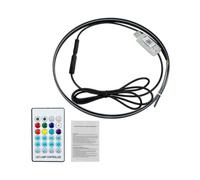 LIUZHIPENG Full Color Streamer Car Ambient Lights RGB APP 64 Color Hidden LED Universal Lamps S9K4 Interior Acrylic Symphony Str Atmosphere