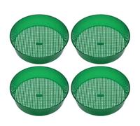 LIUZHIPENG Rock Garden Sieve Soil Sifter, Round Plastic Soil Sifting Pan Sand Sifter Set, So Sifter Soil, Sifting Sieves Pan Large