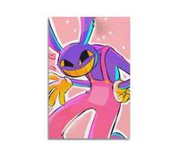 LIUZHIX The Amazing Digital Circus Anime Canvas Wall Art Decor Living Room Modern Family Bedroom 12x18inch(30x45cm) Unframe-style