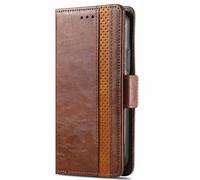 LIUZIHAN Case Compatible with OnePlus 13S 5G. Anti-Scratch, Flip Case Side suction Kickstand Feature Card Slots Case, PU Leather Folio Cover for OnePlus 13S 5G.(Brown)