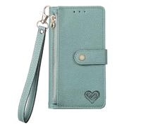 LIUZIHAN Case Compatible with OnePlus 13s. Anti-Scratch, Flip Case Side suction Kickstand Feature Card Slots Case, PU Leather Folio Cover for OnePlus 13s.Green