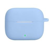 LIUZIHAN Case Compatible with Oppo Enco Buds 3 Pro, Ultra-thin Soft Cover, Slim-Fit, Anti-Fall, Silicone Shockproof Protective Case for Oppo Enco Buds 3 Pro.(Light Blue)