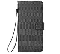 LIUZIHAN Case Compatible with TCL 60R 5G. Anti-Scratch, Flip Case Side suction Kickstand Feature Card Slots Case, PU Leather Folio Cover for TCL 60R 5G.(Black)