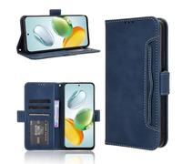 LIUZIHAN Case Compatible with ZTE Blade V70 Max. Anti-Scratch, Flip Case Side suction Kickstand Feature Card Slots Case, PU Leather Folio Cover for ZTE Blade V70 Max.(Blue)