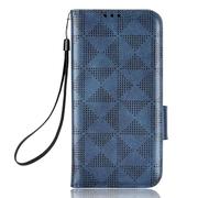 LIUZIHAN Case for ZTE Blade V70 MAX. Anti-Scratch, Flip Case Side suction Kickstand Feature Card Slots Case, PU Leather Folio Cover for ZTE Blade V70 MAX.(Blue)