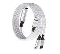 LIUZIKUN 2 in 1 USB C to USB C Cable 100W USB C to Double USB C Charging Cable Fast Charging for Phone Laptop Office Travel