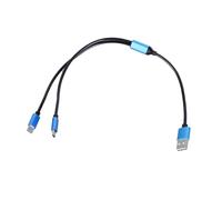 LIUZIKUN 2 In 1 USB to Two USB C Splitter Cable USB A To Type C And Type C Charging 80W And 480Mbps Data Cord For Phones Tablets