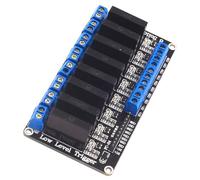 LIUZIKUN 8 Channel Solid Relays Module Board DC5V 12V 24V High/Low Triggering With LED Indicators
