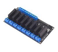 LIUZIKUN 8 Channel Solid Relays Module Board DC5V 12V 24V High/Low Triggering With LED Indicators
