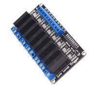 LIUZIKUN 8 Channel Solid Relays Module Board DC5V 12V 24V High/Low Triggering With LED Indicators