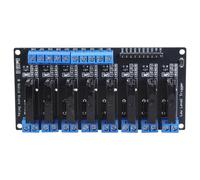 LIUZIKUN 8 Channel Solid Relays Module Board DC5V 12V 24V High/Low Triggering With LED Indicators