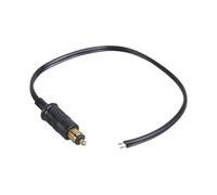 LIUZIKUN European Motorcycle DIN Plug Single Head Cable 12V 24V Suitable for Car Navigation and LED Lights Electric Bike Charging