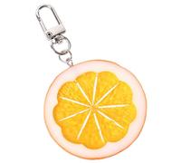 LIUZIKUN Keychain Lemon Keychain Bag Charm Simulation Fruit Key Chain Alloy Fruit Model Pendant Keyring Jewelry Fashionable Accessory