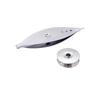 LIUZIKUN Metal Tatting Shuttle Needle with Shuttle Cores for Beaded Tools Hand Lace Making Knitting Weaving Accessorie