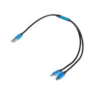 LIUZIKUN Universals 2 in 1 USB Male to MicroUSB + Type C Male Splitter 480Mbps Data Sync Charging Cable for Cellphone Tablet