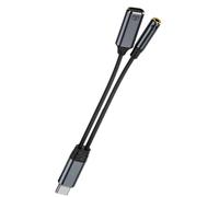 LIUZIKUN USB C Charging Adapter 2 in 1 USB C Splitter Short Type C Charging Cable with USB Female and USB C Female for Phone