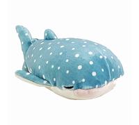 LIV HEART Nemu Nemu Animals 6231813 Plush Toy, Whale Shark Jinbe, Cuddly Toy, Extra Soft and Cuddly, Soft Toy, Designed in Japan, Cuddly Cushion, Size S, 17 cm