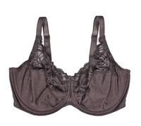 Liv Lingerie Bras for Women, Ladies, Full Cup Coverage Underwired Regular & Large Big Plus Sizes Pretty Lace (Taupe, 32GG)
