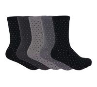 Liv Lingerie Ladies Girls 5 Pairs Multipack Cotton Rich Spotted Dotty Multicoloured Ankle Socks Soft 5 Pair Pack Womens Uk Size 6-9 (EUR 39.5-44)