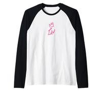 Liv The Queen/Pink Crown & Name for Women Called Liv Raglan Baseball Tee