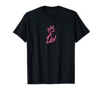 Liv the Queen / Pink Crown & Name for Women Called Liv T-Shirt