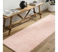 Livabliss Aliyah Shaggy Global Blush Ivory Plush Soft Pile Runner Rug 80 X 220 Cm, Ideal For Hallway Or Beside The Bed
