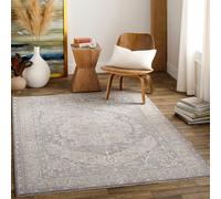 Livabliss Avant Garde Collection - Light Grey Vintage Traditional Boho Area Rug 152 X 225 Cm - Easy Care, Living, Dining & Bedroom