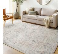 Livabliss Becki Owens Marlene-Vintage Ivory Blue Traditional Vintage Boho Living Dining Bedroom Rug 117 X 170 Cm Easy Care, Non Shedding