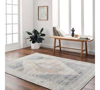 Livabliss Becki Owens X Vintage Oriental Boho Blush/Cream Luca Area Rug in Blue | Size: 120 cm x 170 cm Livabliss Blue 120 cm x 170 cm