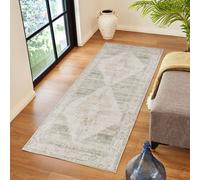 Livabliss Becki Owens X Vintage Oriental Boho Blush/Cream Luca Area Rug in Brown | Size: 80 cm x 220 cm Livabliss Brown 80 cm x 220 cm