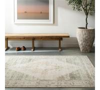 Livabliss Becki Owens X Vintage Oriental Boho Blush/Cream Luca Area Rug in Green | Size: 120 cm x 170 cm Livabliss Green 120 cm x 170 cm