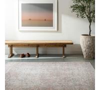 Livabliss Becki Owens x Vintage Oriental Boho Margot Area Rug in Pink | Size: 160 cm x 215 cm Livabliss Pink 160 cm x 215 cm