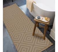 Livabliss Cottage Tan/Light Beige Machine Washable Jute Chardy Area Rug in Brown | Size: 200 cm x 280 cm Livabliss Brown 200 cm x 280 cm