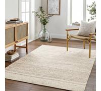 Livabliss Derby-Hand Tufted Ivory Beige Taupe Wool Cottage Living Bedroom Rug | Size: 185 cm x 275 cm Livabliss Beige 185 cm x 275 cm