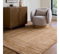 Livabliss Elle Decor Alba-Modern Brown Graphic Living Dining Bedroom Rug 160 X 213 Cm Easy Care, Non Shedding