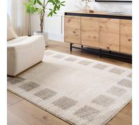 Livabliss Fossay Shag Collection - Machine Washable Modern High Pile Area Rug in Mid Grey | Size: 120 cm x 170 cm Livabliss Mid Grey 120 cm x 170 cm