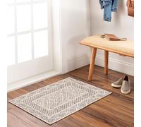 Livabliss Freud-Modern Ivory Black Brown High Pile Living Dining Bedroom Rug in Grey | Size: 160 cm x 220 cm Livabliss Grey 160 cm x 220 cm