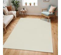 Livabliss Freud-Modern Ivory Off-White High Pile Rug - 160 x 213 cm