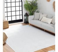 Livabliss In- & Outdoor 3D High & Low Pile Textured Sakura Area Rug in White | Size: 160 cm x 220 cm Livabliss White 160 cm x 220 cm