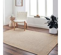 Livabliss In- & Outdoor Cottage Jute-Look Beige/Tan Jenny Area Rug in Beige | Size: 160 cm x 215 cm Livabliss Beige 160 cm x 215 cm