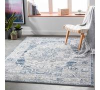 Livabliss Jolie Jlo2309 Vintage Medium Grey Tan Traditional Boho Rug 200 X 275 Cm