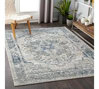 Livabliss Jolie-Vintage Grey Beige Blue Brown Traditional Boho Rug - 160 x 220 cm