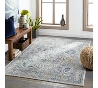 Livabliss Jolie-Vintage Grey Blue Ivory Brown Traditional Boho Rug - 200 x 275 cm