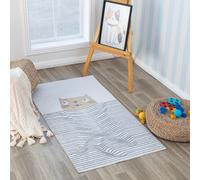 Livabliss Lillian Kids Beige Black Brown Washable Rug 80 X 150 Cm