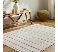 Livabliss Our Pnw Home-Cascade Ivory Brown Modern High Pile Living Dining Rug in Light Brown | Size: 80 cm x 220 cm Livabliss Light Brown 80 cm x 220 cm