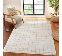 Livabliss Our Pnw Home-Cascade Ivory Brown Modern High Pile Living Dining Rug | Size: 80 cm x 220 cm Livabliss Ivory 80 cm x 220 cm