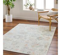 Livabliss Our Pnw Home-Olympic Beige Brown Blue Traditional Boho Living Dining Rug in Light Brown | Size: 200 cm x 275 cm Livabliss Light Brown 200 cm x 275 cm
